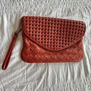 Orange urban expressions clutch perfect for summer